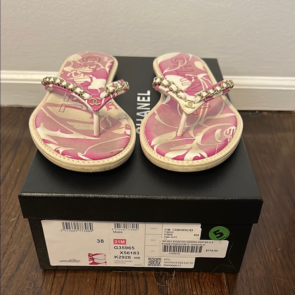 Chanel Sandals Size 38